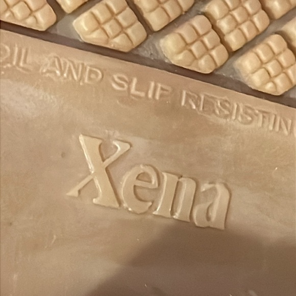 Xena Workwear Womens Bootie Non Slip brown Cognac size 6.5 EUC 37 - Picture 13 of 16